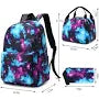 5 In 1 School Bag Includes Lunch Bag 14 Inch School Bags Water Bottle  Pencil Case In Box Packing (1 Set  Mix Color))