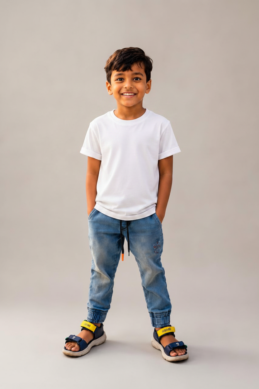 Toddler Half Sleeve Round Neck T-Shirt