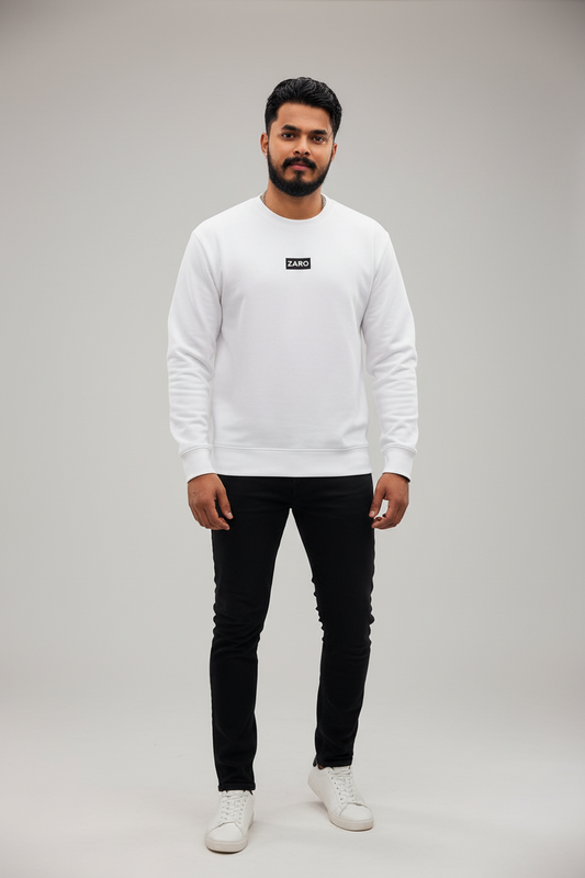 ZARO Premium Cotton Sweatshirt – Charcoal Grey