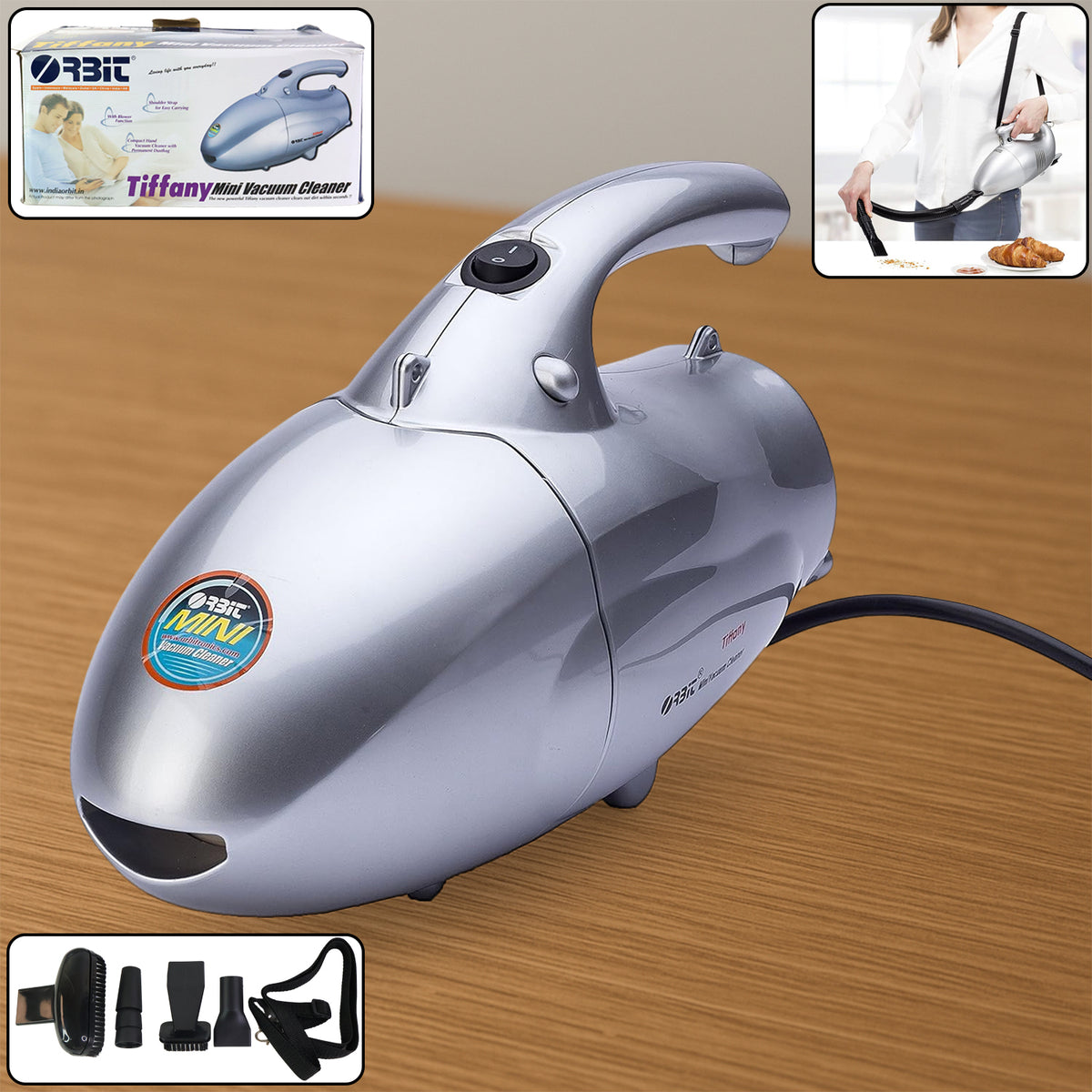 Orbit High Power Handheld Mini Vacuum Cleaner (800w  1 Pc)